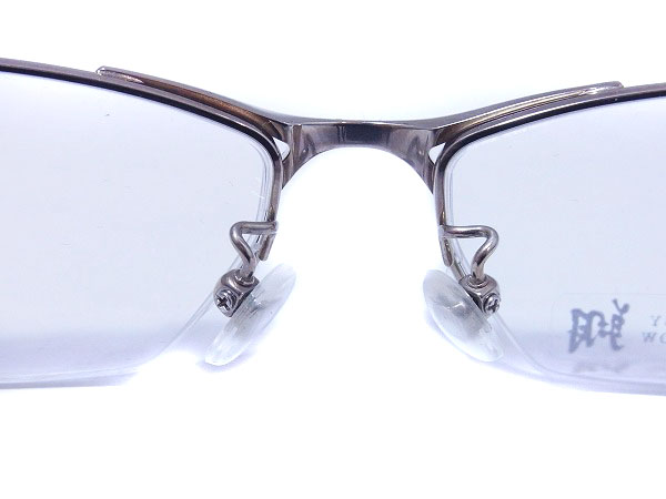 実際に弊社で買取させて頂いたSAMURAI SHO/サムライ翔 ブローメガネフレーム シルバー/SS-T21の画像 3枚目