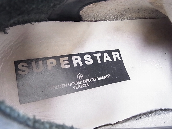 実際に弊社で買取させて頂いたGOLDEN GOOSE/ゴールデングース SUPER STAR 加工スニーカー/42の画像 3枚目