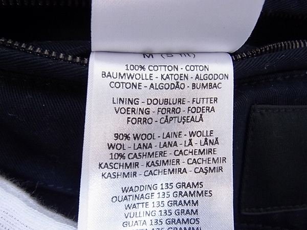 実際に弊社で買取させて頂いたdunhill/ダンヒル ファー付き/ダウンジャケット ネイビー/Mの画像 6枚目