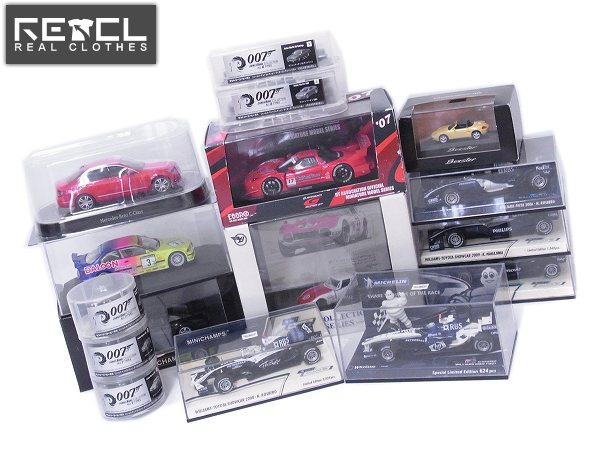 実際に弊社で買取させて頂いたトミカ/ミニチャンプス他TYOTA2000GT/F1 1/43ミニカー10点↑SET