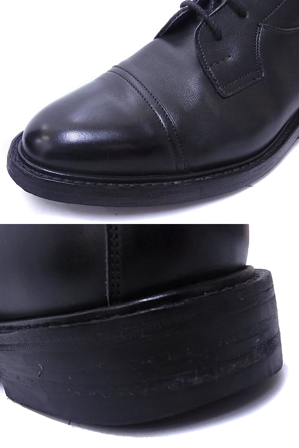 実際に弊社で買取させて頂いたTricker's/トリッカーズ プレーントゥブーツ/ダイナソール 黒の画像 8枚目