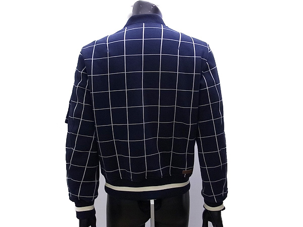 実際に弊社で買取させて頂いたuniform experiment[6.5万↑]15SS ウインドウペーン柄 MA-1/2の画像 1枚目