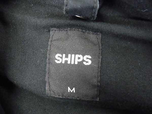 実際に弊社で買取させて頂いたSHIPS/シップス リアルファー付きモッズコート ブラック Mの画像 3枚目