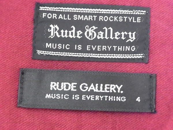 実際に弊社で買取させて頂いたRUDE GALLERY/ルードギャラリー 14SS ボーリングシャツ 4の画像 3枚目