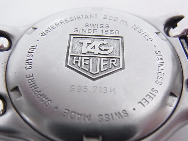 実際に弊社で買取させて頂いたTAG HEUER/タグホイヤー ダイバーズウォッチ S95 713K/200Mの画像 4枚目
