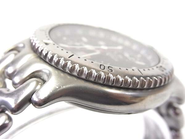 実際に弊社で買取させて頂いたTAG HEUER S39.306 クロノグラフ 黒文字盤/ダイバーズウォッチの画像 2枚目