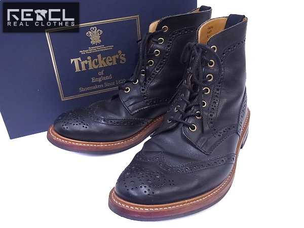 実際に弊社で買取させて頂いたTRICKER'S/トリッカーズ ウイングチップシューズ M2508 黒/9.5