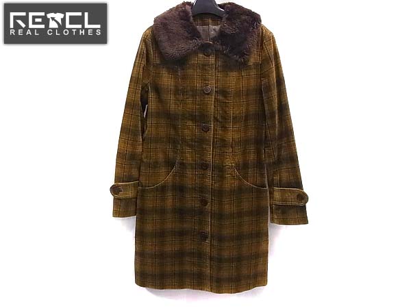 実際に弊社で買取させて頂いたHYSTERICS/ヒステリックス/ヒス チェック柄 コーデュロイコート