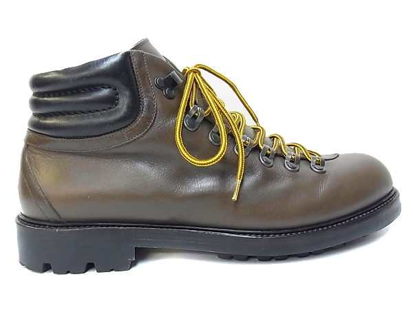 実際に弊社で買取させて頂いたdunhill/ダンヒル レザー マウンテンブーツ 茶 L1K550Z/43の画像 4枚目