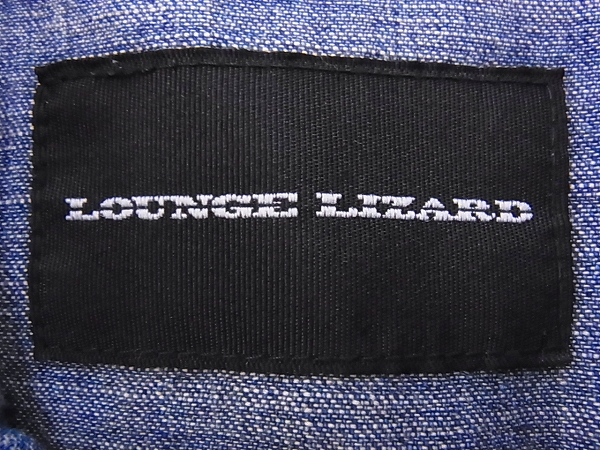 実際に弊社で買取させて頂いたLOUNGE LIZARD/ラウンジリザード ウエスタンデニムシャツ/2の画像 2枚目