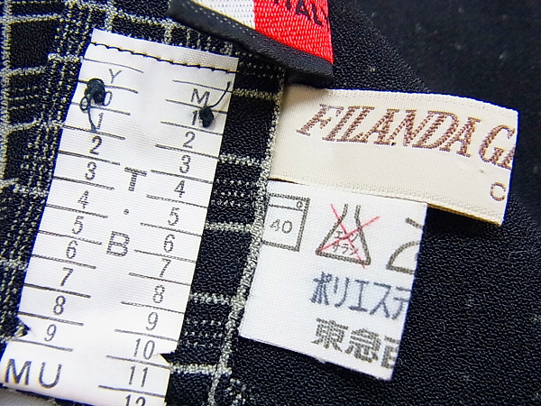 実際に弊社で買取させて頂いたDELUXE/デラックス 両胸ポケット付チェックシャツ 黒他の画像 3枚目