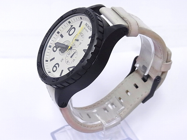 実際に弊社で買取させて頂いたNIXON/ニクソン 51-30 CHRONO LEATHER/クロノレザー A124-631の画像 1枚目