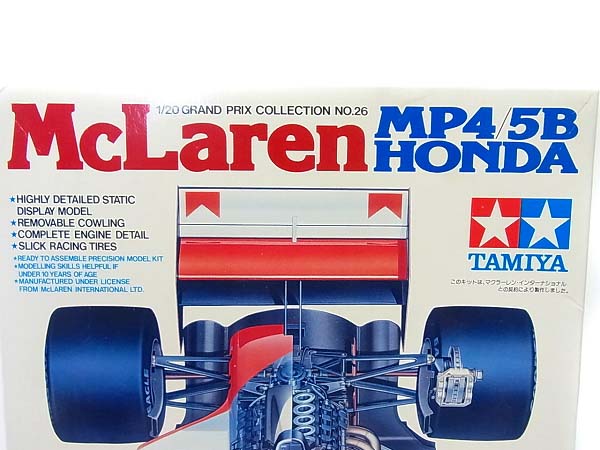 実際に弊社で買取させて頂いた[未使用]TAMIYA/タミヤ マクラーレンMP4/5B HONDA/ホンダ 1/20の画像 1枚目