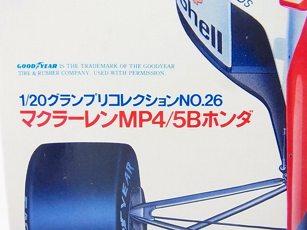 実際に弊社で買取させて頂いた[未使用]TAMIYA/タミヤ マクラーレンMP4/5B HONDA/ホンダ 1/20の画像 5枚目