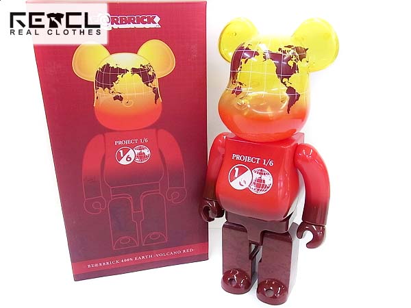 実際に弊社で買取させて頂いたBE@RBRICK/ベアブリック 400％ PROJECT 1/6 VOLCANO RED