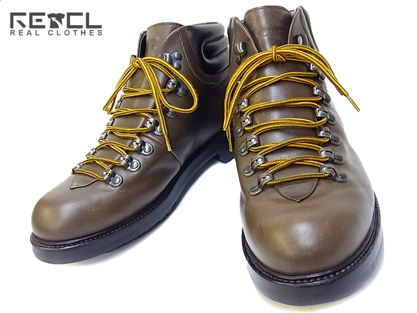 実際に弊社で買取させて頂いたdunhill/ダンヒル レザー マウンテンブーツ 茶 L1K550Z/43