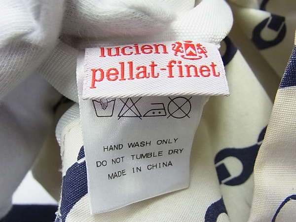 実際に弊社で買取させて頂いたlucien pellat-finet/ルシアンペラフィネ トートバッグ 総柄の画像 6枚目