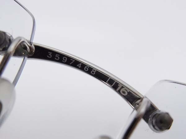 実際に弊社で買取させて頂いたCartier/カルティエ メガネフレーム 度入りレンズ/眼鏡/135の画像 6枚目