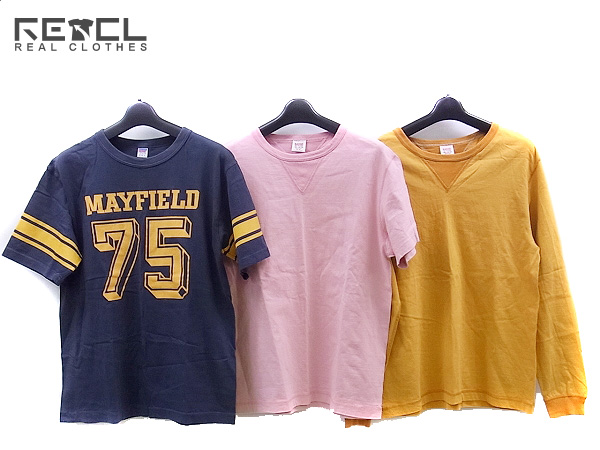 実際に弊社で買取させて頂いたバーンズ/ダブルワークス 長袖Tシャツ 無地等/3点セット