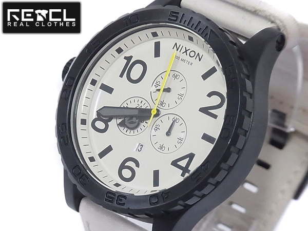 実際に弊社で買取させて頂いたNIXON/ニクソン 51-30 CHRONO LEATHER/クロノレザー A124-631