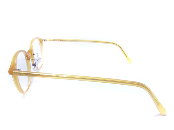 実際に弊社で買取させて頂いた白山眼鏡 ボストンメガネフレーム スケルトンイエロー の画像 1枚目