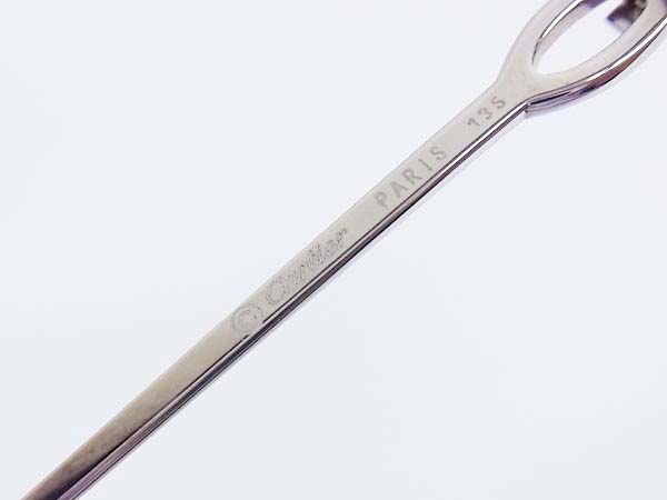 実際に弊社で買取させて頂いたCartier/カルティエ メガネフレーム 度入りレンズ/眼鏡/135の画像 5枚目