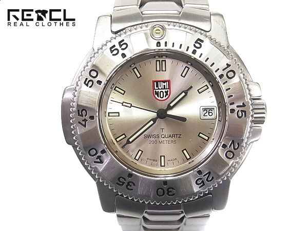 実際に弊社で買取させて頂いたLUMINOX/ルミノックス NAVY SEAL STEEL 3200 SERIES シルバー