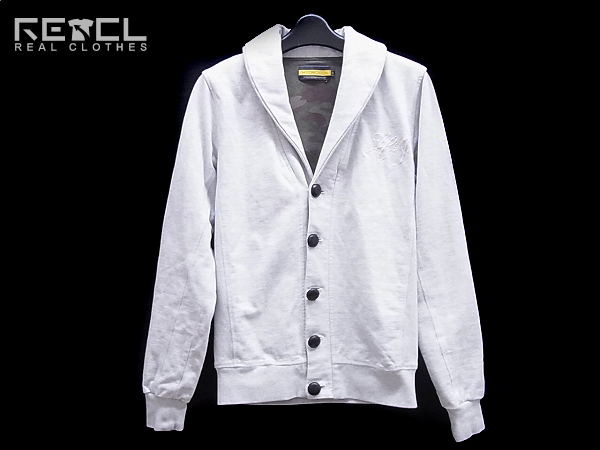 実際に弊社で買取させて頂いたHYDROGEN/ハイドロゲン 厚手カーディガン ショールカラー S