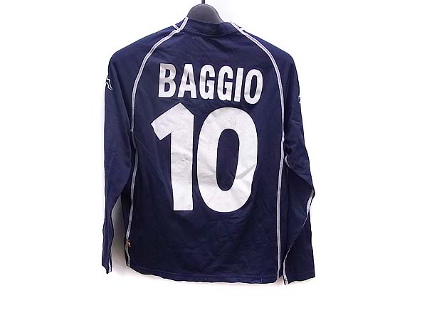 実際に弊社で買取させて頂いたKappa/カッパ イタリア代表 バッジオ＃10 ユニフォーム Sの画像 1枚目