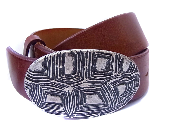 実際に弊社で買取させて頂いたETRO/エトロ レザー メタルバッグル プレーンベルト 2点セットの画像 2枚目