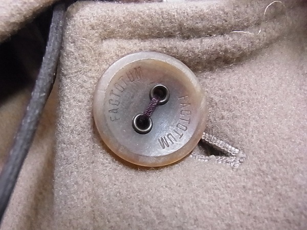 実際に弊社で買取させて頂いたFACTOTUM/ファクトタム ロングコート カシミヤ混 ベージュ系 48の画像 2枚目