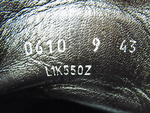 実際に弊社で買取させて頂いたdunhill/ダンヒル レザー マウンテンブーツ 茶 L1K550Z/43の画像 6枚目