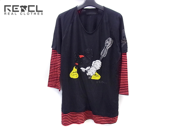 実際に弊社で買取させて頂いたRoen/ロエン×Disney ビーズミッキー レイヤードTシャツ 48