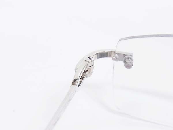 実際に弊社で買取させて頂いたCartier/カルティエ メガネフレーム 度入りレンズ/眼鏡/135の画像 3枚目