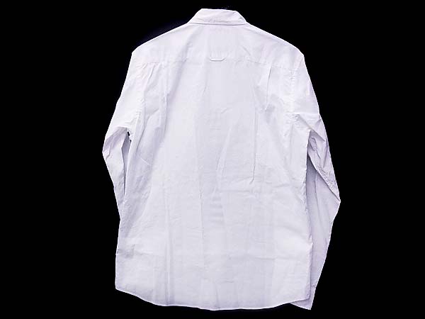 実際に弊社で買取させて頂いたuniform experiment FABRIC MIX REGULAR 16SS 切替シャツ 白/2の画像 1枚目