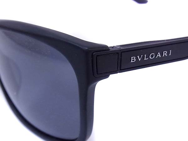 実際に弊社で買取させて頂いたBVLGARI/ブルガリ スクエアサングラス マッドブラック/7024-Fの画像 8枚目