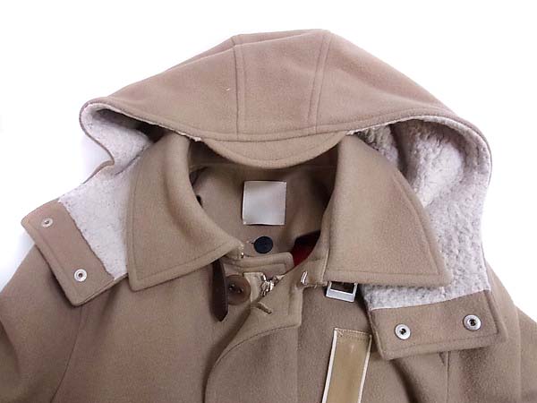 実際に弊社で買取させて頂いたFACTOTUM/ファクトタム ロングコート カシミヤ混 ベージュ系 48の画像 3枚目