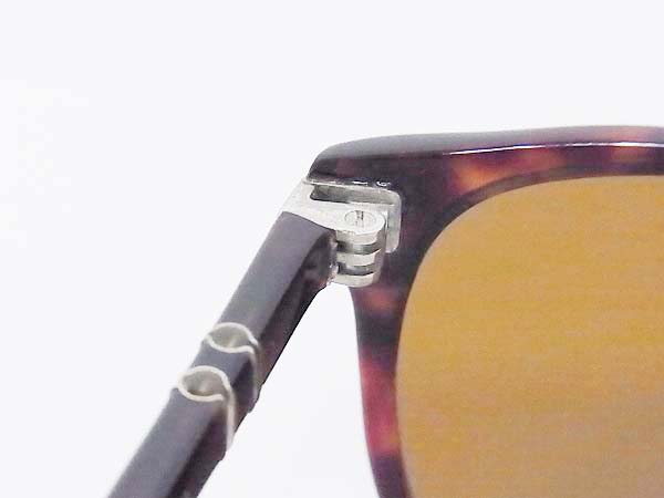 実際に弊社で買取させて頂いたPERSOL/ペルソール サングラス RATTI メガネフレーム デミ柄の画像 3枚目