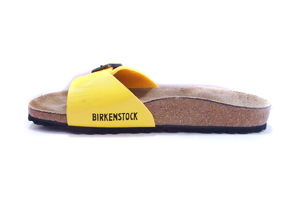 実際に弊社で買取させて頂いたBIRKENSTOCK/ビルケンシュトック サンダル イエロー 24.0の画像 1枚目