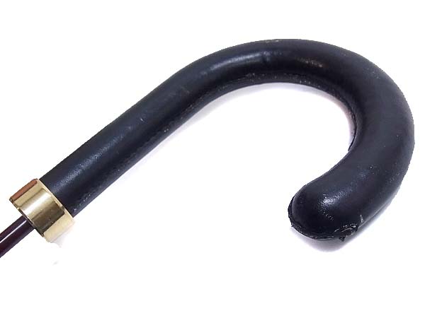 実際に弊社で買取させて頂いたdunhill/ダンヒル ビジネス ワンタッチ式 ブラック ナイロン 傘の画像 5枚目