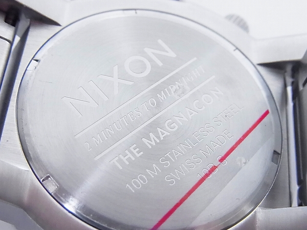 実際に弊社で買取させて頂いたNIXON/ニクソン Magnacon/マグナコン SS-WHITE SR/A457199の画像 5枚目