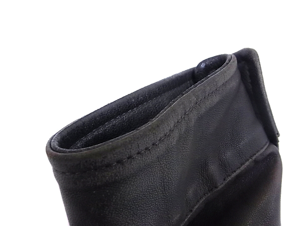 実際に弊社で買取させて頂いたARMANI JEANS/アルマーニジーンズ レザージャケット USA/32の画像 8枚目