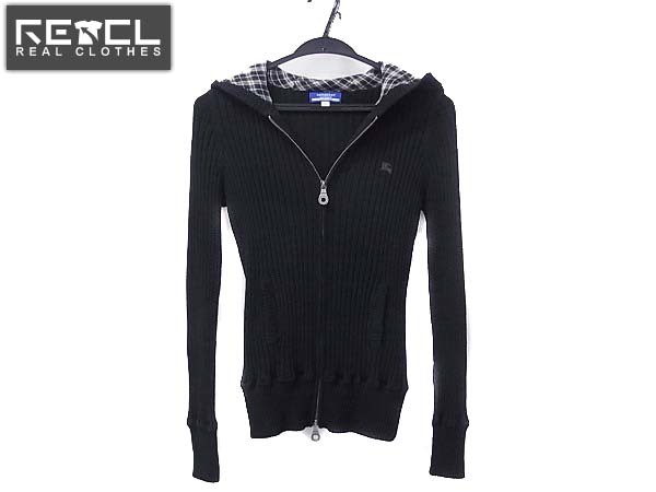 実際に弊社で買取させて頂いたバーバリーロンドン ブルーレーベル ジップニットパーカー/38