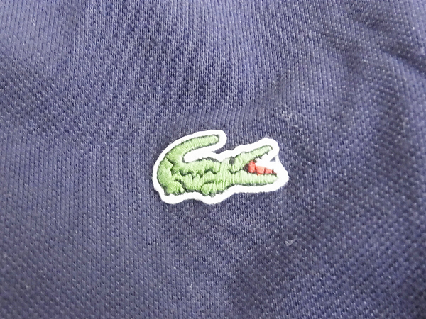 実際に弊社で買取させて頂いたLACOSTE/ラコステ ポロシャツ L1212 ネイビー/ブルー 2点セットの画像 4枚目