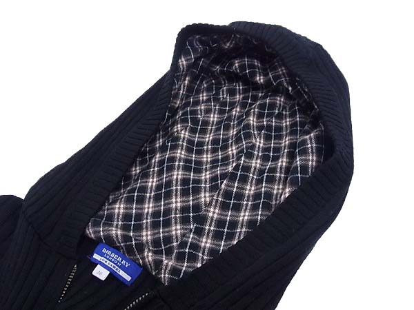 実際に弊社で買取させて頂いたバーバリーロンドン ブルーレーベル ジップニットパーカー/38の画像 5枚目