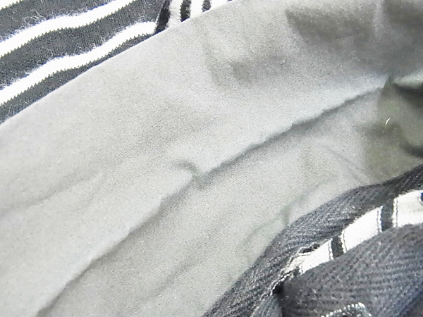 実際に弊社で買取させて頂いたKOLOR/カラー 切り替え半袖ポロシャツ/ニット ボーダー/1の画像 5枚目