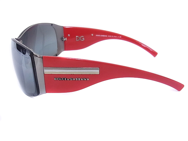 実際に弊社で買取させて頂いたD&G/ドルチェ&ガッバーナ サングラス DG2061 418/88 レッドの画像 1枚目