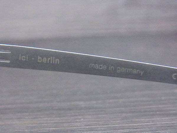 実際に弊社で買取させて頂いたic!berlin/アイシーベルリン enda フォックス型 サングラスの画像 5枚目