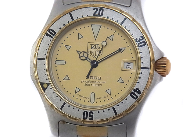 実際に弊社で買取させて頂いたタグホイヤー 2000シリーズ プロフェッショナル 腕時計 974.013の画像 1枚目