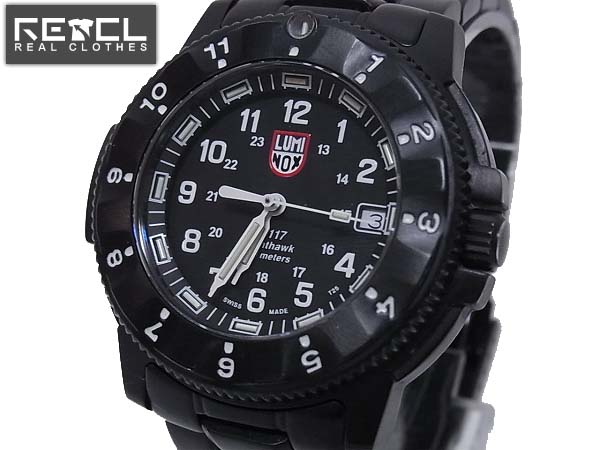 実際に弊社で買取させて頂いたLUMINOX/ルミノックス ナイトホーク アナログ 腕時計/F-117